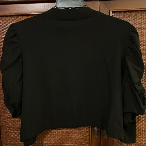 INC INTERNATIONAL CONCEPTS SHORT BLACK SWEATER/JACKET - SIZE 2X - NWOT - Picture 2 of 5